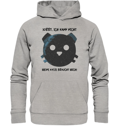 Echte Sternenkarte als Katze + Text • Unisex Premium Hoodie XS - 5XL aus Bio - Baumwolle für Damen & Herren • Exklusivdesign • personalisiert von HalloGeschenk.de