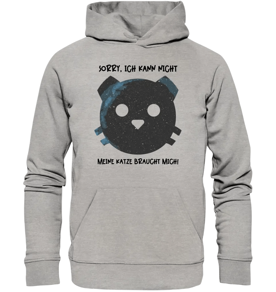 Echte Sternenkarte als Katze + Text • Unisex Premium Hoodie XS-5XL aus Bio-Baumwolle für Damen & Herren • Exklusivdesign • personalisiert