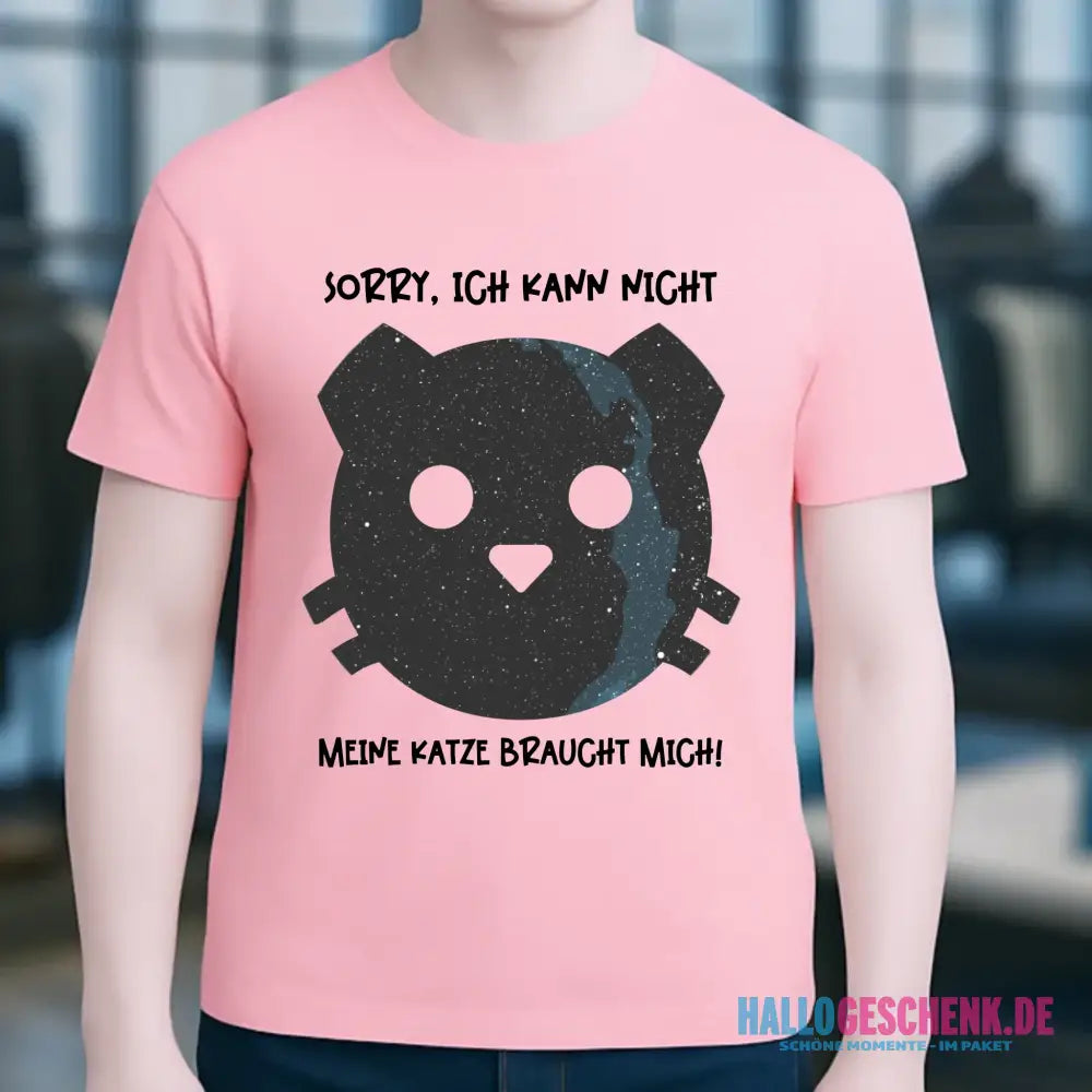 Echte Sternenkarte als Katze + Text • Unisex Premium T-Shirt XS-5XL aus Bio-Baumwolle für Damen & Herren • Exklusivdesign • personalisiert