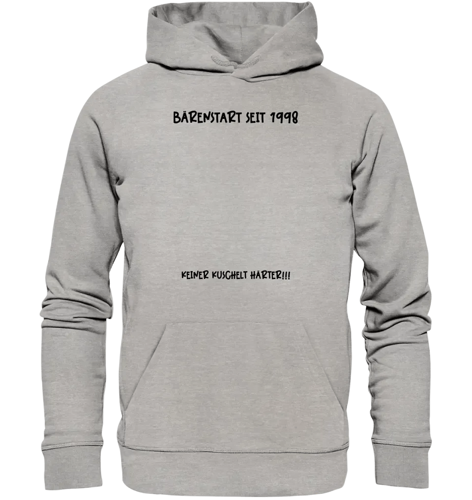 Echte Sternenkarte als Teddybär + Text • Unisex Premium Hoodie XS - 5XL aus Bio - Baumwolle für Damen & Herren • Exklusivdesign • personalisiert von HalloGeschenk.de