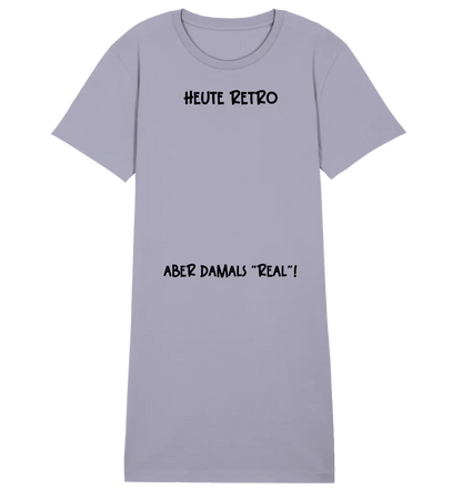 Echte Sternkarte 90s + Text • Ladies Premium T-Shirt Kleid aus Bio - Baumwolle S - 2XL • Exklusivdesign • personalisiert von HalloGeschenk.de