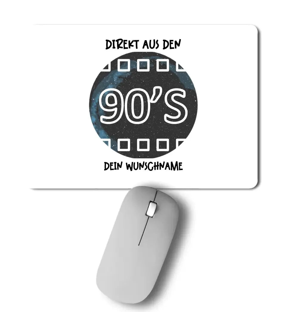 Echte Sternkarte 90s + Text • Mousepad • Exklusivdesign • personalisiert von HalloGeschenk.de