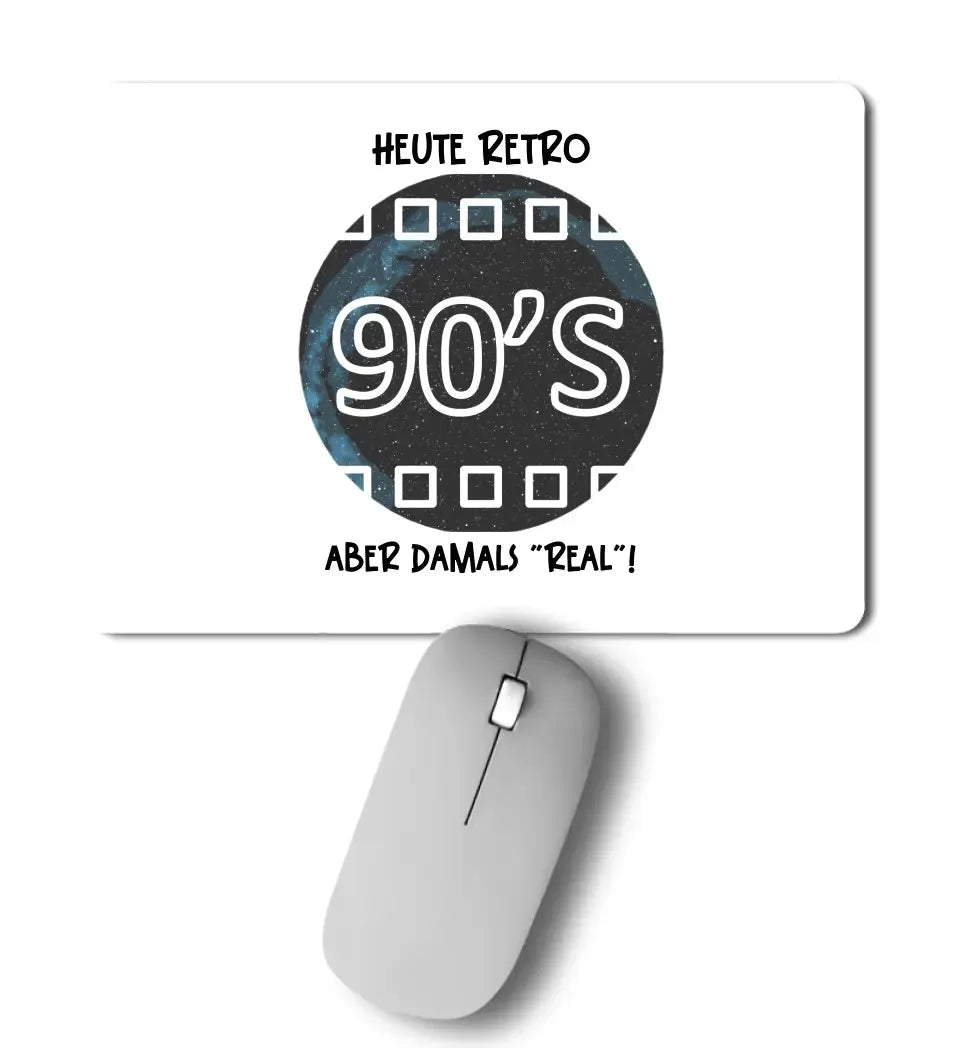 Echte Sternkarte 90s + Text • Mousepad • Exklusivdesign • personalisiert von HalloGeschenk.de