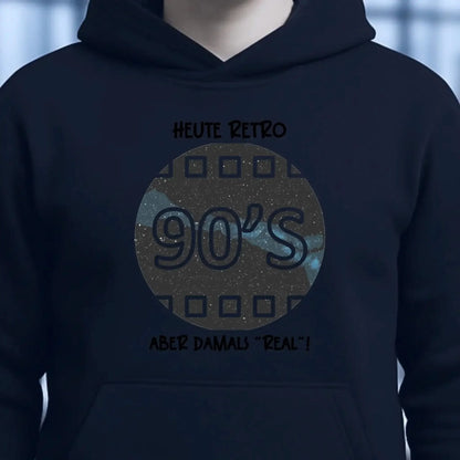 Echte Sternkarte 90s + Text • Unisex Premium Hoodie XS-5XL aus Bio-Baumwolle für Damen & Herren • Exklusivdesign • personalisiert