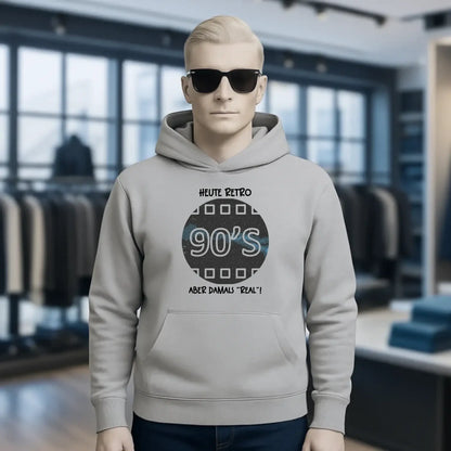 Echte Sternkarte 90s + Text • Unisex Premium Hoodie XS-5XL aus Bio-Baumwolle für Damen & Herren • Exklusivdesign • personalisiert