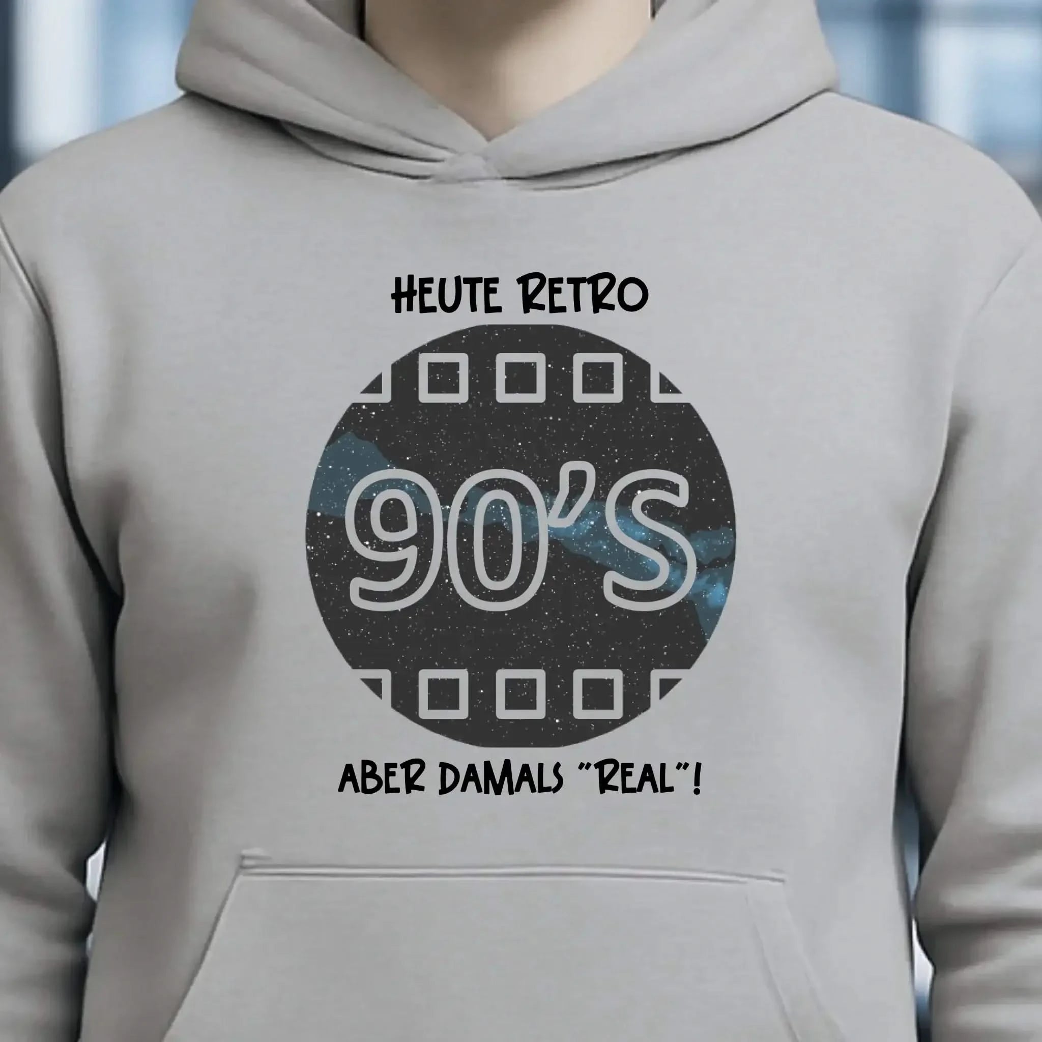 Echte Sternkarte 90s + Text • Unisex Premium Hoodie XS-5XL aus Bio-Baumwolle für Damen & Herren • Exklusivdesign • personalisiert