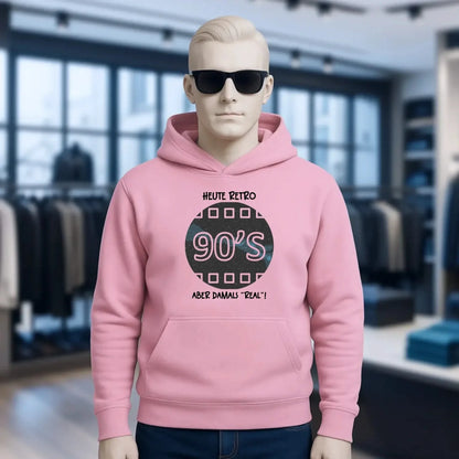 Echte Sternkarte 90s + Text • Unisex Premium Hoodie XS-5XL aus Bio-Baumwolle für Damen & Herren • Exklusivdesign • personalisiert