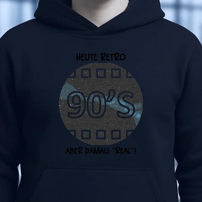 Echte Sternkarte 90s + Text • Unisex Premium Hoodie XS-5XL aus Bio-Baumwolle für Damen & Herren • Exklusivdesign • personalisiert