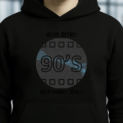 Echte Sternkarte 90s + Text • Unisex Premium Hoodie XS-5XL aus Bio-Baumwolle für Damen & Herren • Exklusivdesign • personalisiert