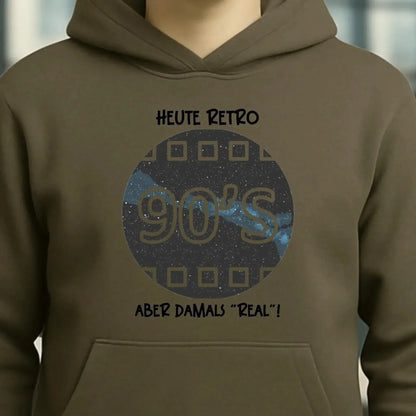 Echte Sternkarte 90s + Text • Unisex Premium Hoodie XS-5XL aus Bio-Baumwolle für Damen & Herren • Exklusivdesign • personalisiert
