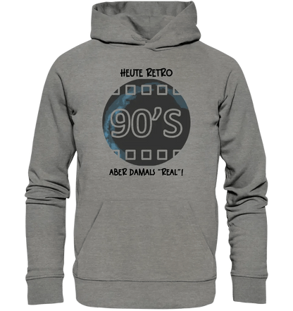 Echte Sternkarte 90s + Text • Unisex Premium Hoodie XS - 5XL aus Bio - Baumwolle für Damen & Herren • Exklusivdesign • personalisiert von HalloGeschenk.de