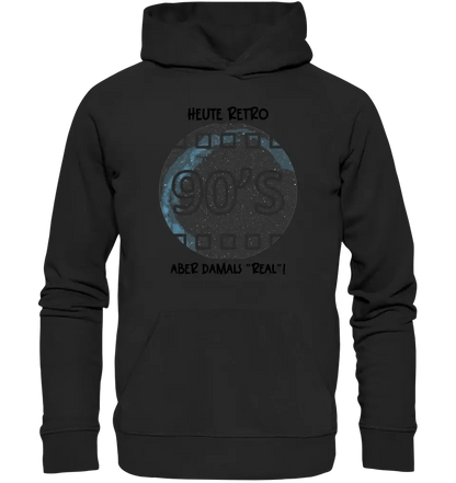 Echte Sternkarte 90s + Text • Unisex Premium Hoodie XS - 5XL aus Bio - Baumwolle für Damen & Herren • Exklusivdesign • personalisiert von HalloGeschenk.de