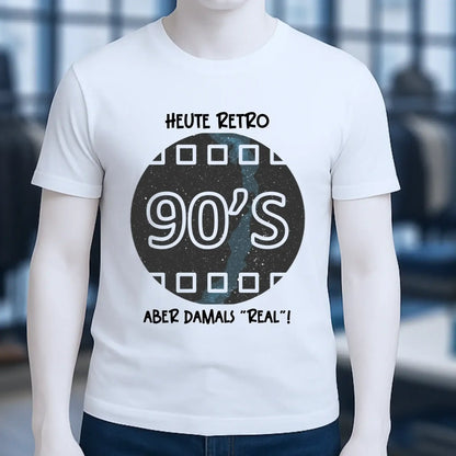Echte Sternkarte 90s + Text • Unisex Premium T-Shirt XS-5XL aus Bio-Baumwolle für Damen & Herren • Exklusivdesign • personalisiert