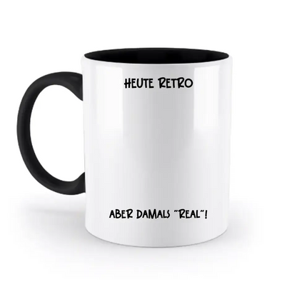 Echte Sternkarte 90s + Text • zweifarbige Tasse • Exklusivdesign • personalisiert