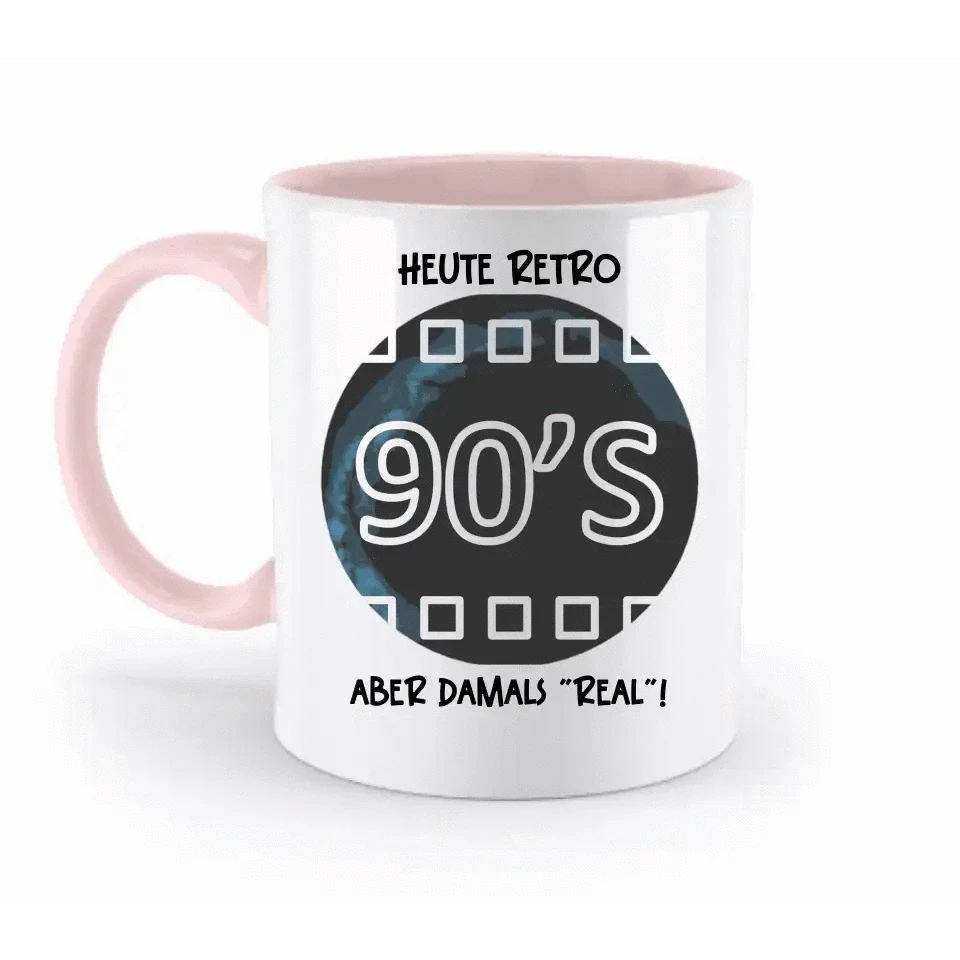 Echte Sternkarte 90s + Text • zweifarbige Tasse • Exklusivdesign • personalisiert