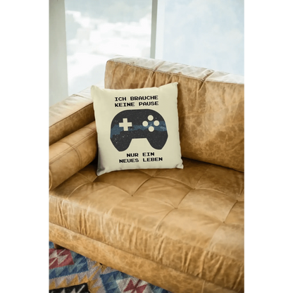 Echte Sternkarte als Controller + Text • Kissen 40x40 cm • personalisiert