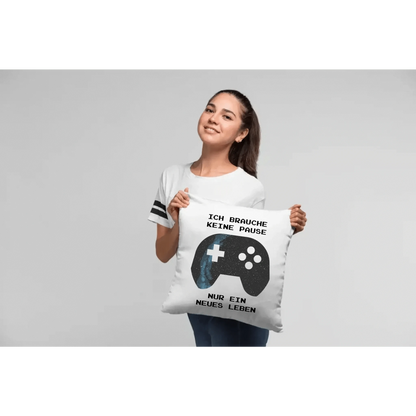 Echte Sternkarte als Controller + Text • Kissen 40x40 cm • personalisiert