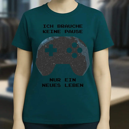 Echte Sternkarte als Controller + Text • Ladies Premium T-Shirt XS-2XL aus Bio-Baumwolle für Damen • Exklusivdesign • personalisiert