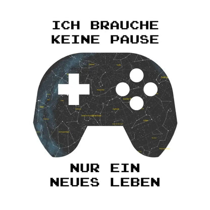 Echte Sternkarte als Controller + Text • STICKER 20x20cm (Aufkleber) • personalisiert von HalloGeschenk.de