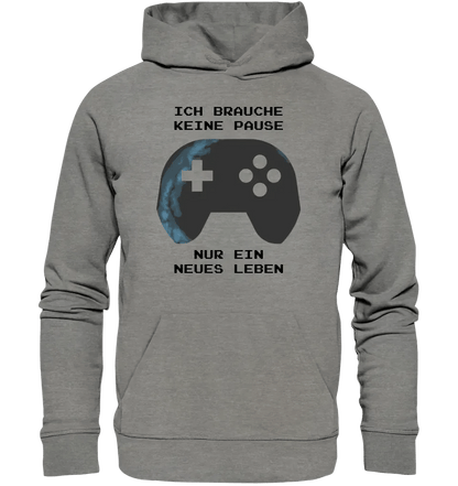 Echte Sternkarte als Controller + Text • Unisex Premium Hoodie XS - 5XL aus Bio - Baumwolle für Damen & Herren • Exklusivdesign • personalisiert von HalloGeschenk.de