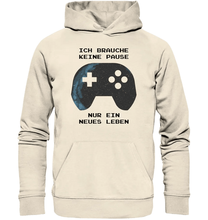 Echte Sternkarte als Controller + Text • Unisex Premium Hoodie XS - 5XL aus Bio - Baumwolle für Damen & Herren • Exklusivdesign • personalisiert von HalloGeschenk.de