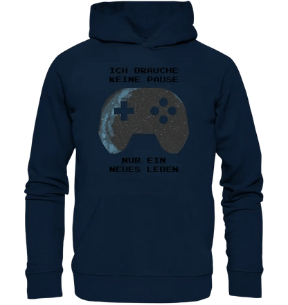 Echte Sternkarte als Controller + Text • Unisex Premium Hoodie XS - 5XL aus Bio - Baumwolle für Damen & Herren • Exklusivdesign • personalisiert von HalloGeschenk.de