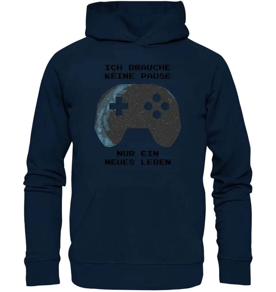 Echte Sternkarte als Controller + Text • Unisex Premium Hoodie XS - 5XL aus Bio - Baumwolle für Damen & Herren • Exklusivdesign • personalisiert von HalloGeschenk.de