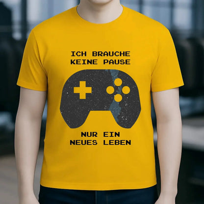Echte Sternkarte als Controller + Text • Unisex Premium T-Shirt XS-5XL aus Bio-Baumwolle für Damen & Herren • Exklusivdesign • personalisiert
