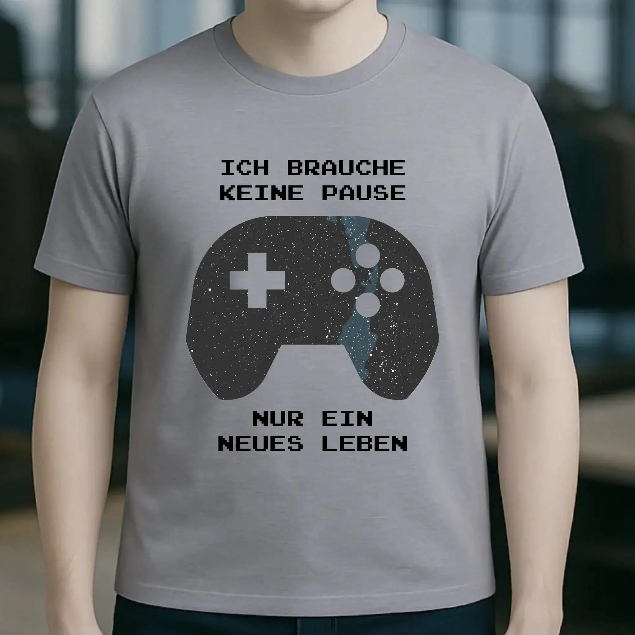 Echte Sternkarte als Controller + Text • Unisex Premium T-Shirt XS-5XL aus Bio-Baumwolle für Damen & Herren • Exklusivdesign • personalisiert