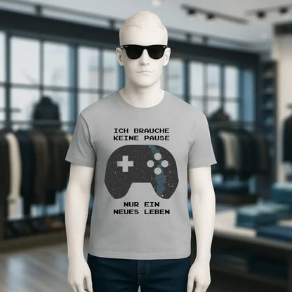 Echte Sternkarte als Controller + Text • Unisex Premium T-Shirt XS-5XL aus Bio-Baumwolle für Damen & Herren • Exklusivdesign • personalisiert
