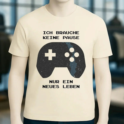 Echte Sternkarte als Controller + Text • Unisex Premium T-Shirt XS-5XL aus Bio-Baumwolle für Damen & Herren • Exklusivdesign • personalisiert