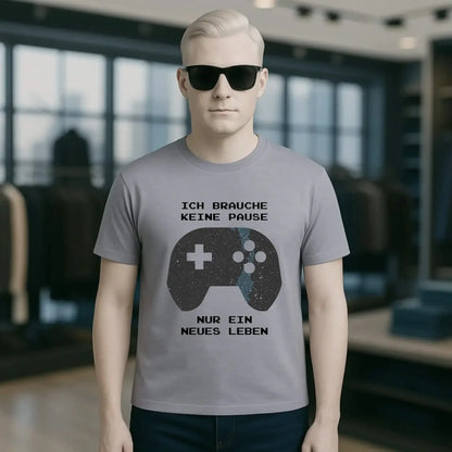 Echte Sternkarte als Controller + Text • Unisex Premium T-Shirt XS-5XL aus Bio-Baumwolle für Damen & Herren • Exklusivdesign • personalisiert