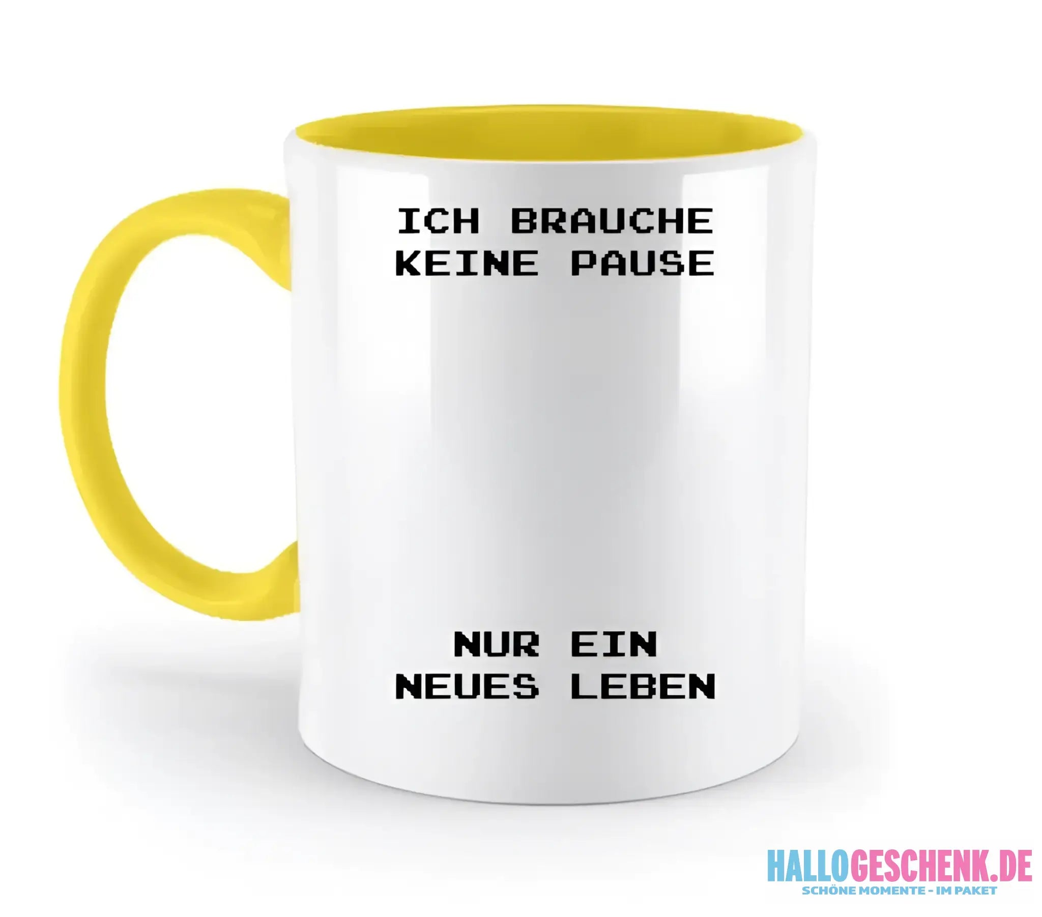Echte Sternkarte als Controller + Text • zweifarbige Tasse • Exklusivdesign • personalisiert - zweifarbige Tasse