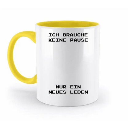 Echte Sternkarte als Controller + Text • zweifarbige Tasse • Exklusivdesign • personalisiert