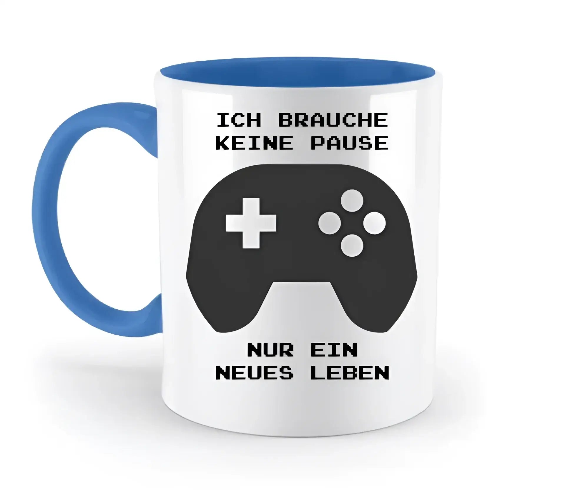 Echte Sternkarte als Controller + Text • zweifarbige Tasse • Exklusivdesign • personalisiert - zweifarbige Tasse