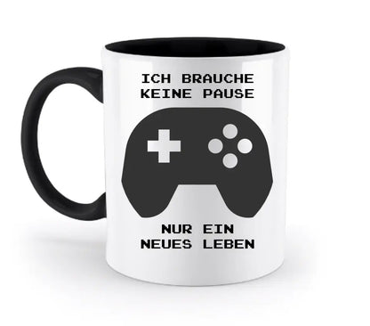 Echte Sternkarte als Controller + Text • zweifarbige Tasse • Exklusivdesign • personalisiert von HalloGeschenk.de