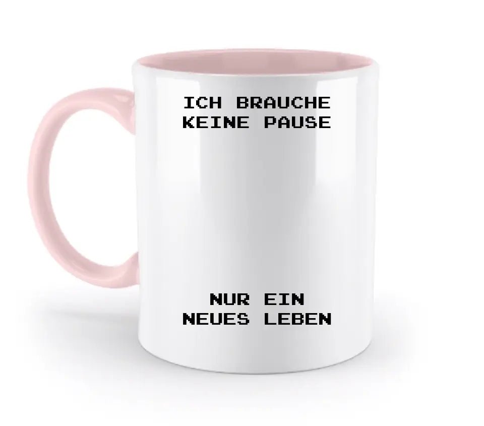 Echte Sternkarte als Controller + Text • zweifarbige Tasse • Exklusivdesign • personalisiert von HalloGeschenk.de