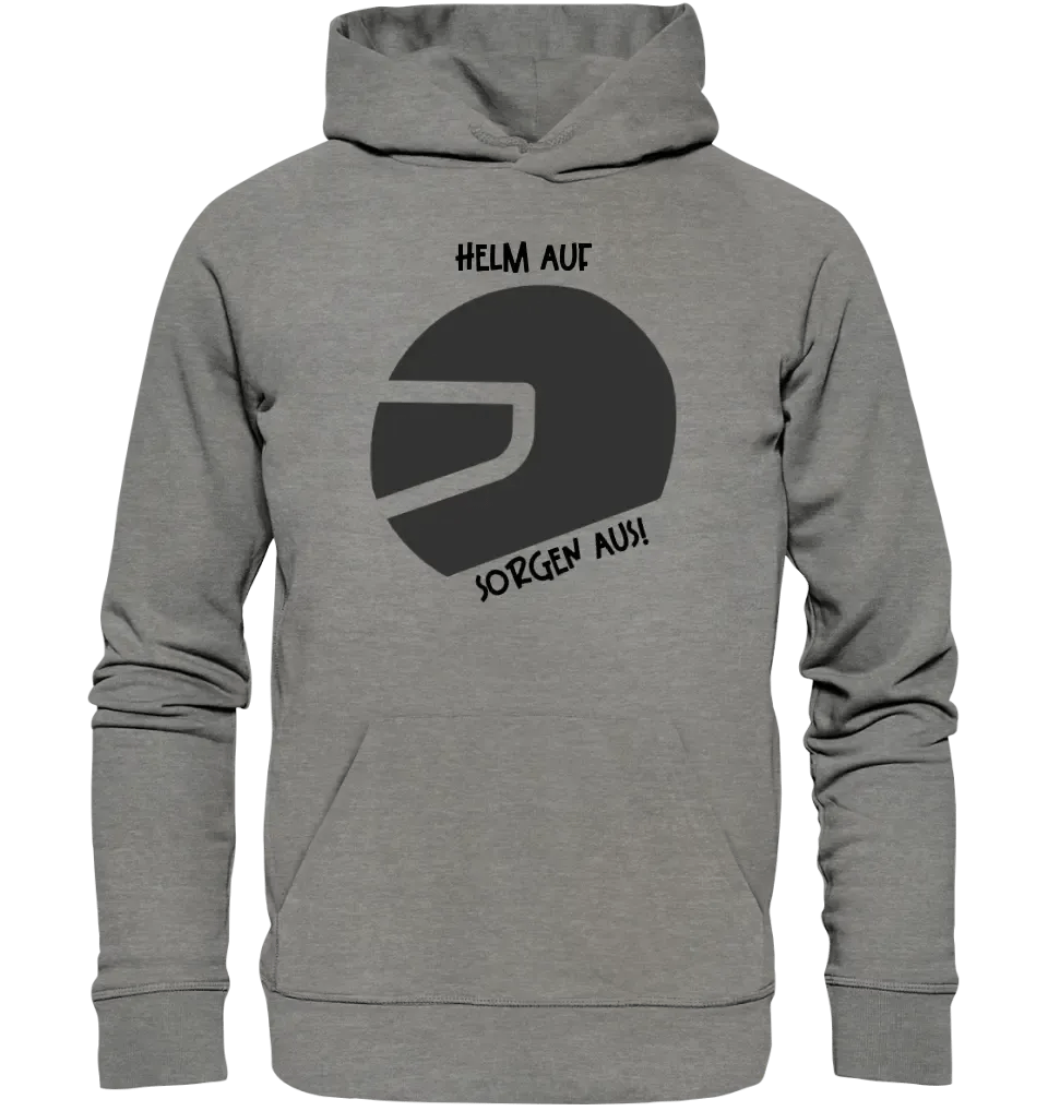 Echte Sternkarte als Helm + Text • Unisex Premium Hoodie XS - 5XL aus Bio - Baumwolle für Damen & Herren • Exklusivdesign • personalisiert von HalloGeschenk.de