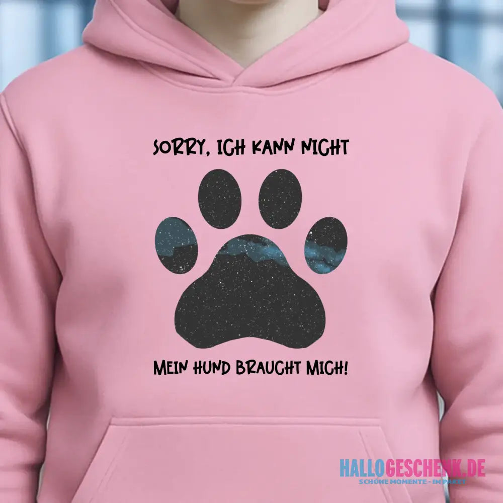Echte Sternkarte als Hundepfote + Text • Hund • Unisex Premium Hoodie XS-5XL aus Bio-Baumwolle für Damen & Herren • Exklusivdesign • personalisiert