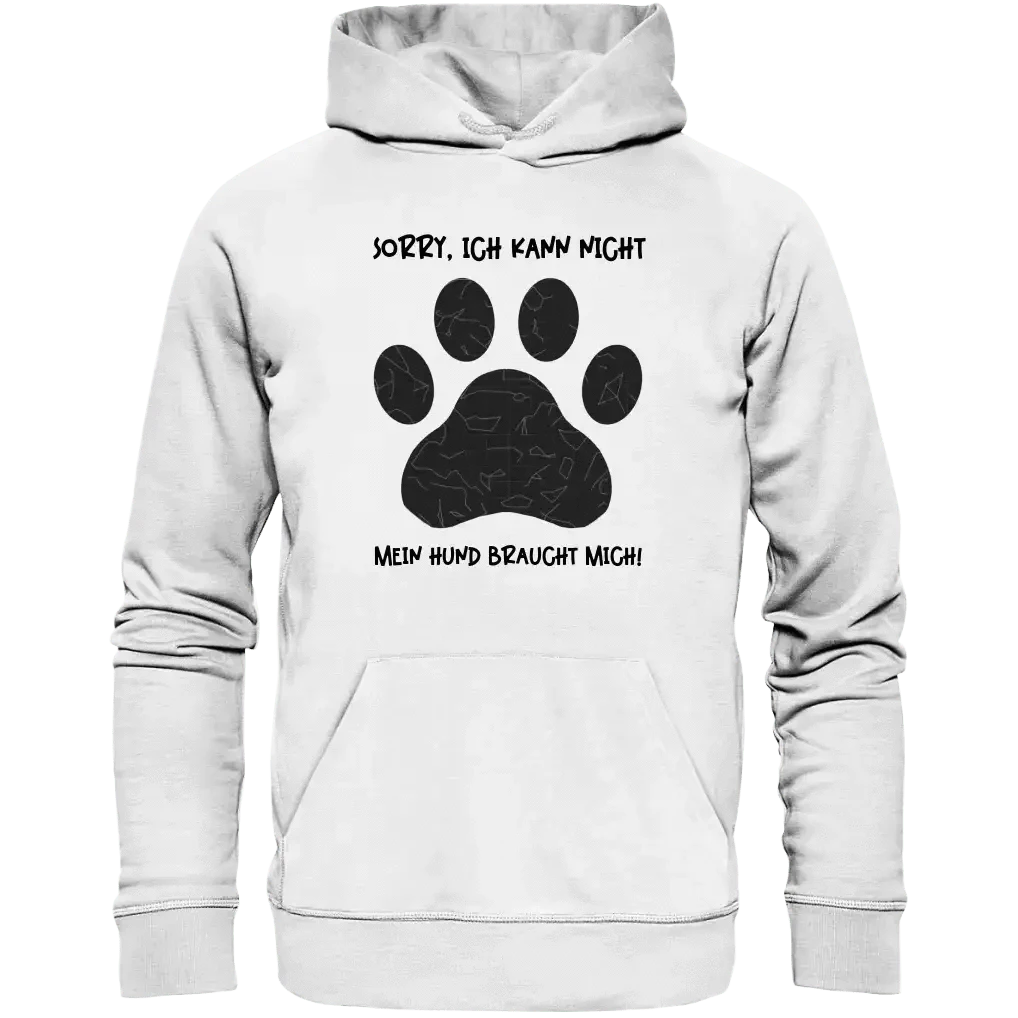 Echte Sternkarte als Hundepfote + Text • Hund • Unisex Premium Hoodie XS-5XL aus Bio-Baumwolle für Damen & Herren • Exklusivdesign • personalisiert
