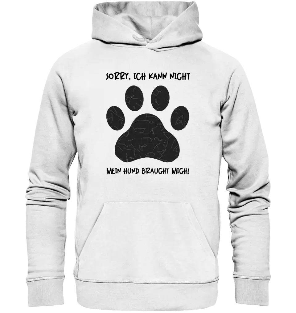 Echte Sternkarte als Hundepfote + Text • Hund • Unisex Premium Hoodie XS-5XL aus Bio-Baumwolle für Damen & Herren • Exklusivdesign • personalisiert