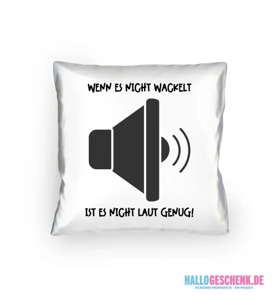 Echte Sternkarte als Lautsprecher + Text • Musik • Kissen 40x40 cm • personalisiert - Kissen 40x40 cm / White
