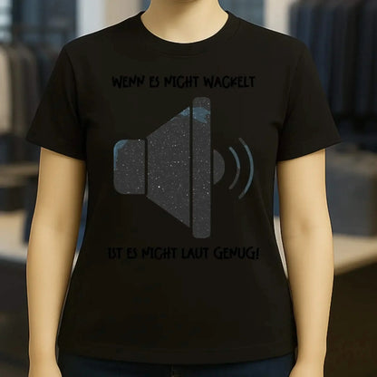 Echte Sternkarte als Lautsprecher + Text • Musik • Ladies Premium T-Shirt XS-2XL aus Bio-Baumwolle für Damen • Exklusivdesign • personalisiert