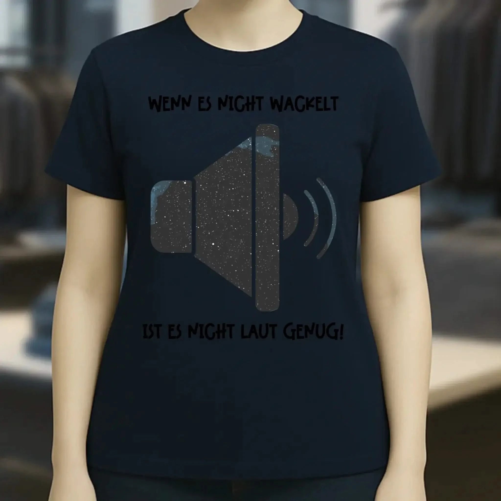 Echte Sternkarte als Lautsprecher + Text • Musik • Ladies Premium T-Shirt XS-2XL aus Bio-Baumwolle für Damen • Exklusivdesign • personalisiert