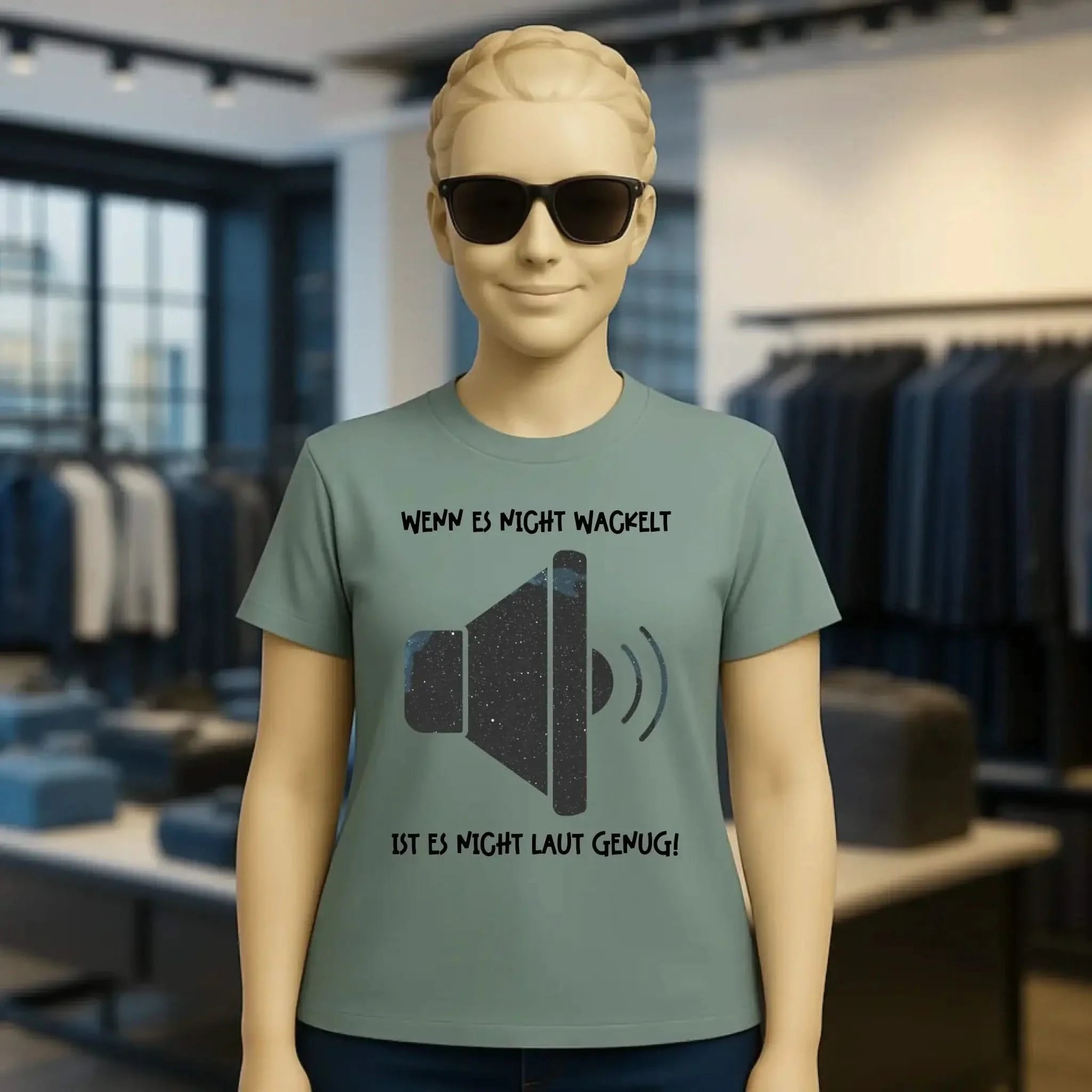 Echte Sternkarte als Lautsprecher + Text • Musik • Ladies Premium T-Shirt XS-2XL aus Bio-Baumwolle für Damen • Exklusivdesign • personalisiert