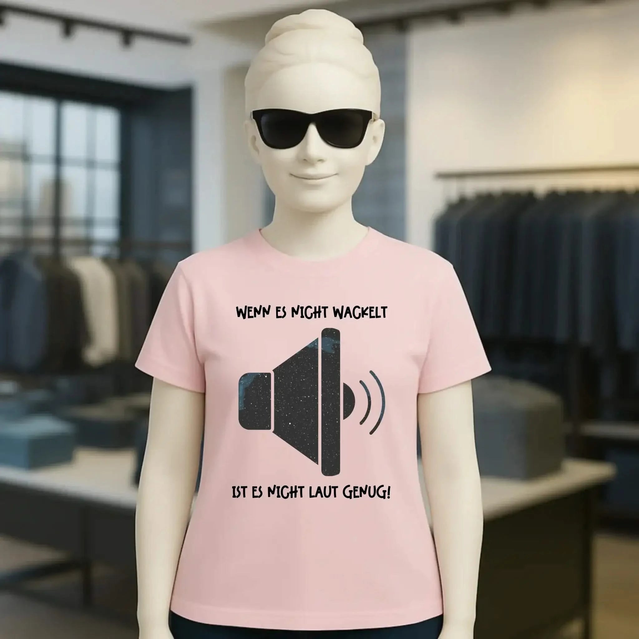 Echte Sternkarte als Lautsprecher + Text • Musik • Ladies Premium T-Shirt XS-2XL aus Bio-Baumwolle für Damen • Exklusivdesign • personalisiert