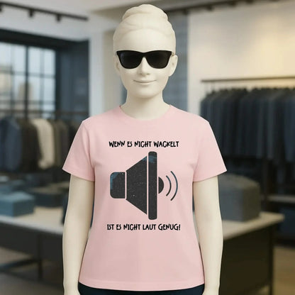 Echte Sternkarte als Lautsprecher + Text • Musik • Ladies Premium T-Shirt XS-2XL aus Bio-Baumwolle für Damen • Exklusivdesign • personalisiert