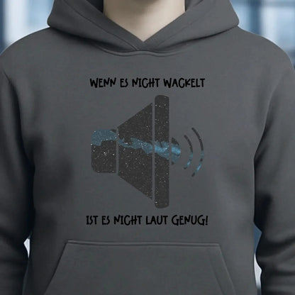 Echte Sternkarte als Lautsprecher + Text • Musik • Unisex Premium Hoodie XS-5XL aus Bio-Baumwolle für Damen & Herren • Exklusivdesign • personalisiert