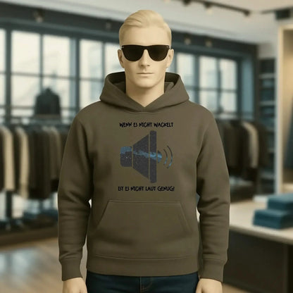 Echte Sternkarte als Lautsprecher + Text • Musik • Unisex Premium Hoodie XS-5XL aus Bio-Baumwolle für Damen & Herren • Exklusivdesign • personalisiert