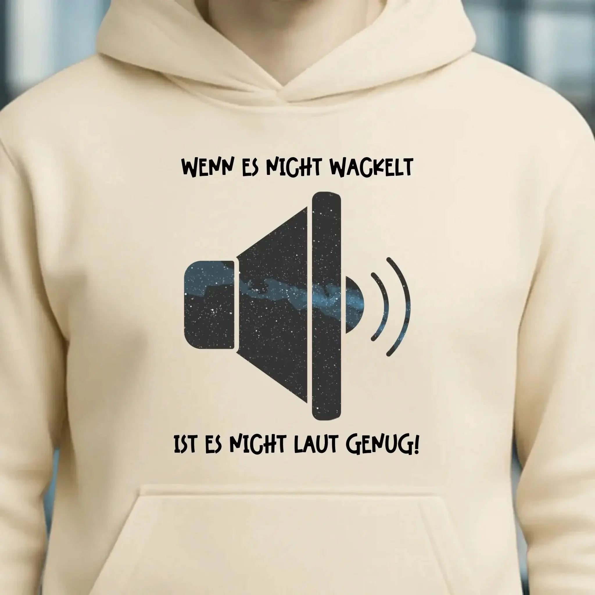 Echte Sternkarte als Lautsprecher + Text • Musik • Unisex Premium Hoodie XS-5XL aus Bio-Baumwolle für Damen & Herren • Exklusivdesign • personalisiert
